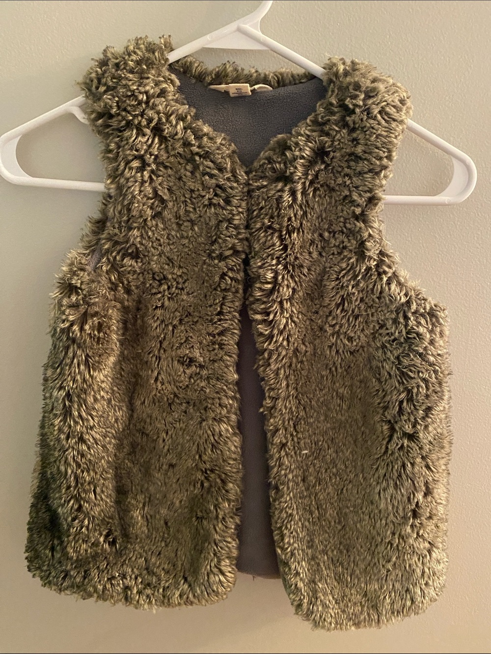 Lands' End Girls' Faux Fur Vest